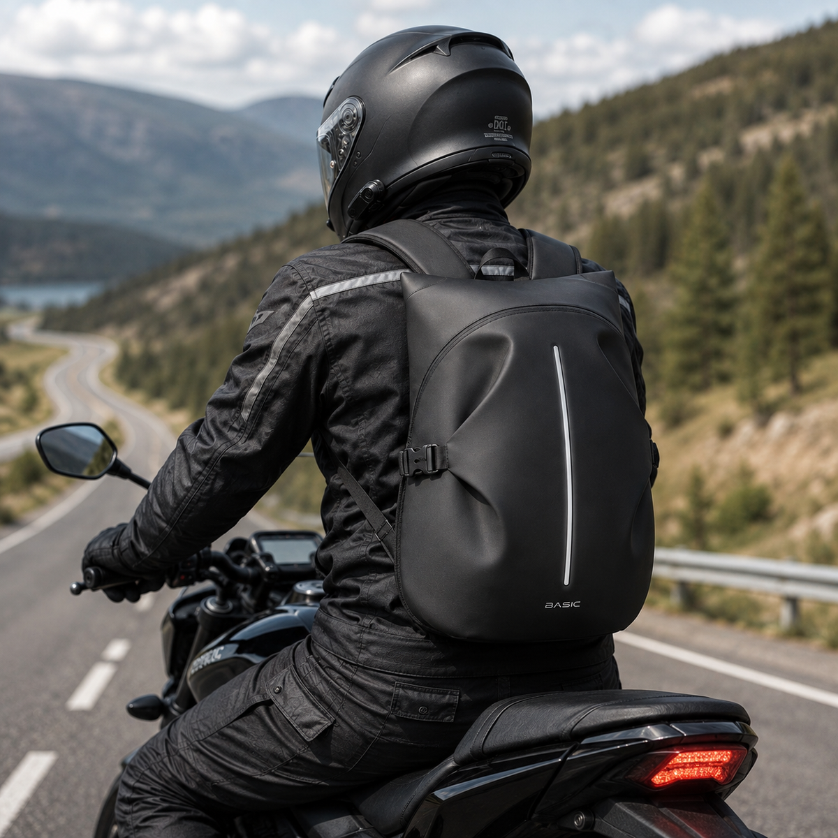 Sac à Dos Moto Étanche Design