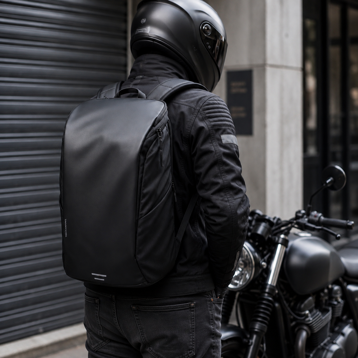 Sac à Dos Moto Étanche Anti-Vol 17 Pouces