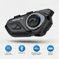 Intercom Moto Bluetooth 5.1 Étanche 300m