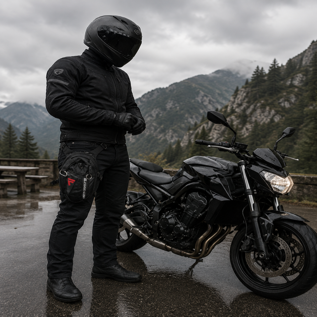 Sacoche de Jambe Moto Anti-Friction