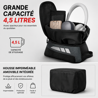 Sacoche Moto Réservoir Aimantée Housse Pluie 4,5L