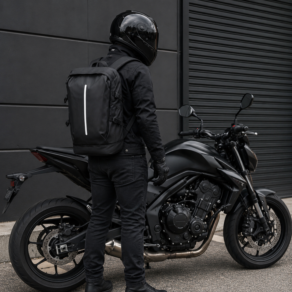 Sac à Dos Moto XL Compatible Tous Casques