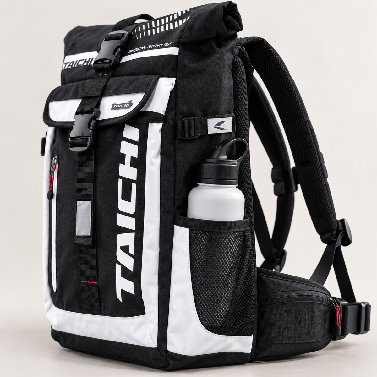 Sac à Dos Moto Étanche Roll-Top XL 55cm