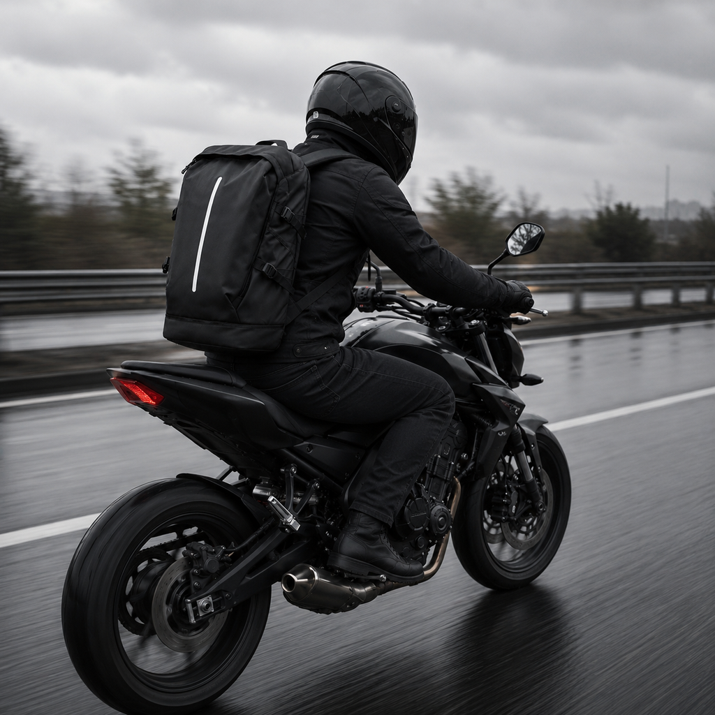Sac à Dos Moto XL Compatible Tous Casques