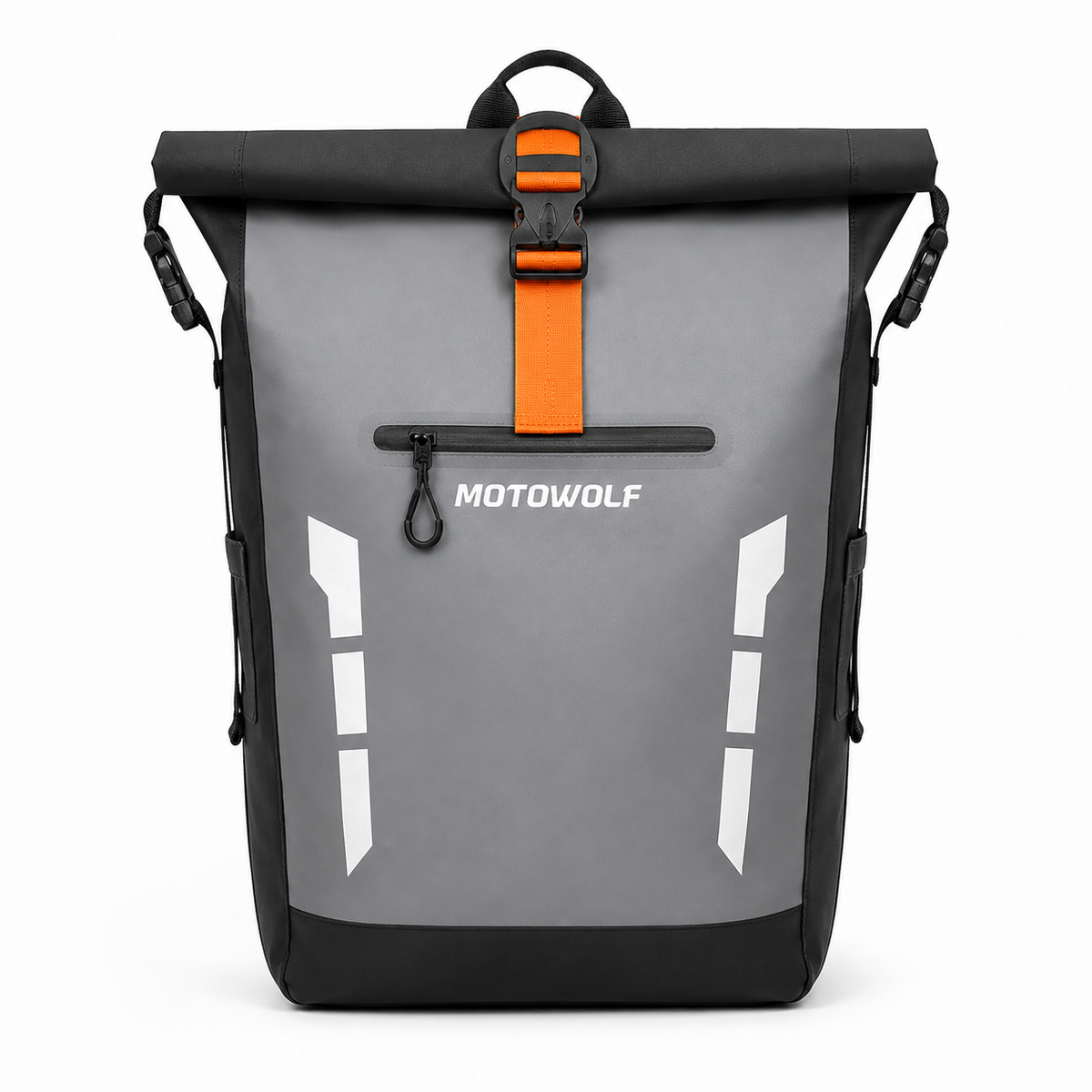 Sac à Dos Moto Étanche Roll-Top 20L Réfléchissant
