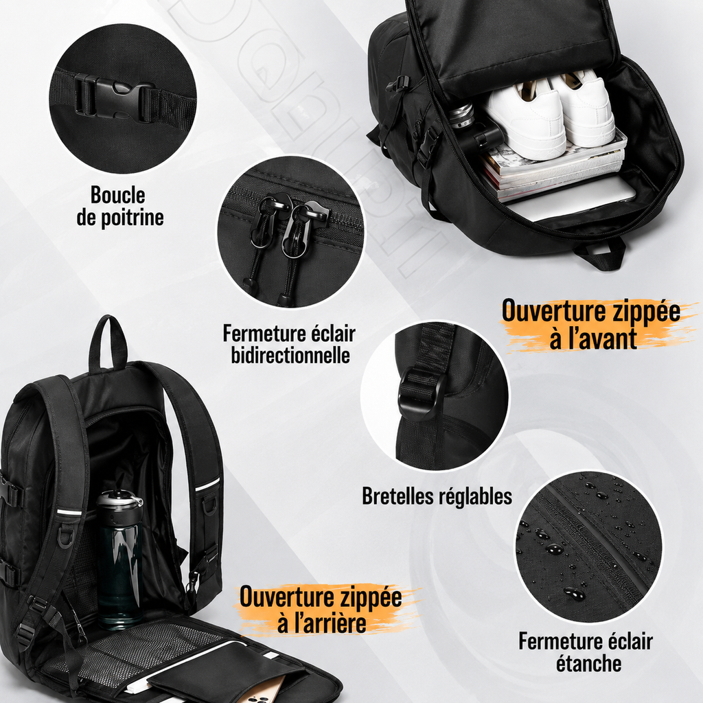 Sac à Dos Moto XL Compatible Tous Casques
