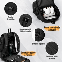Sac à Dos Moto XL Compatible Tous Casques