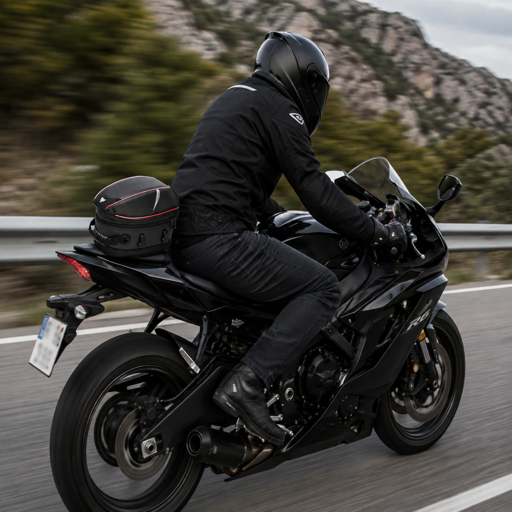 Sacoche Moto de Selle Étanche Grande Capacité