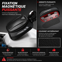 Sacoche Moto Réservoir Aimantée Housse Pluie 4,5L