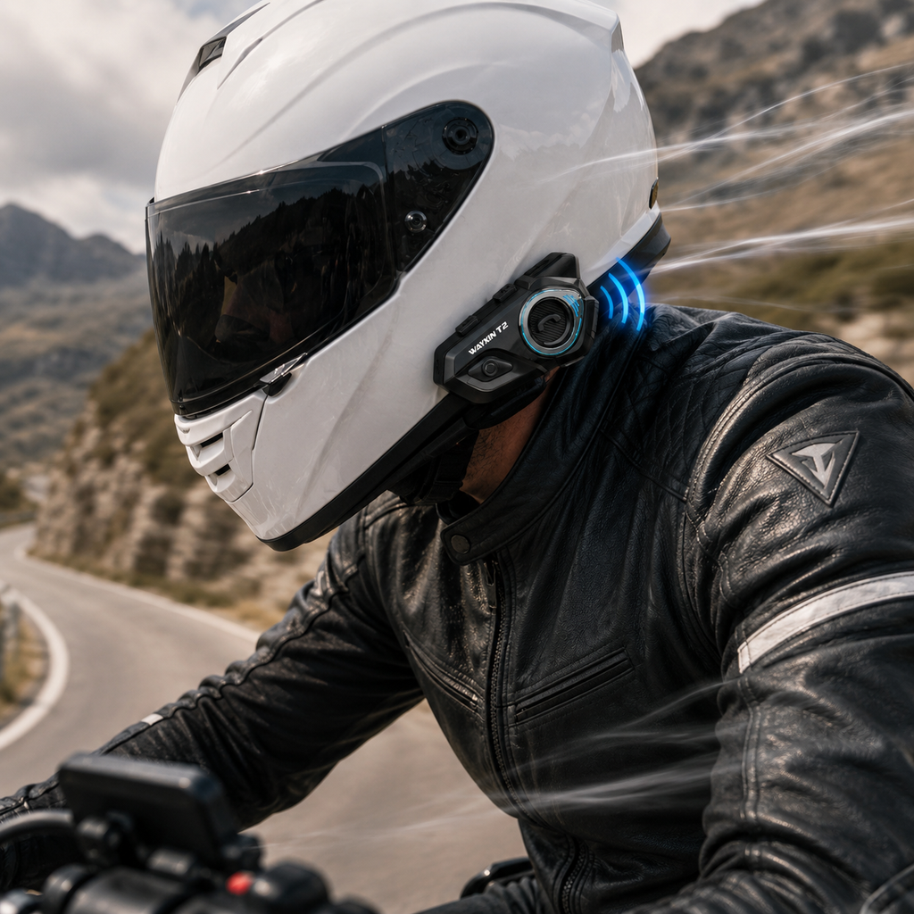 Intercom Moto Bluetooth 5.1 Étanche 300m