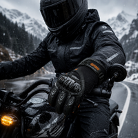 Gants Moto  Hiver Homologués CE Étanche Coque Rigide