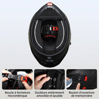Casque Moto Modulable Double Écran – ECE 22.06