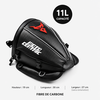 Sacoche Moto de Selle Fibre Carbone 11L