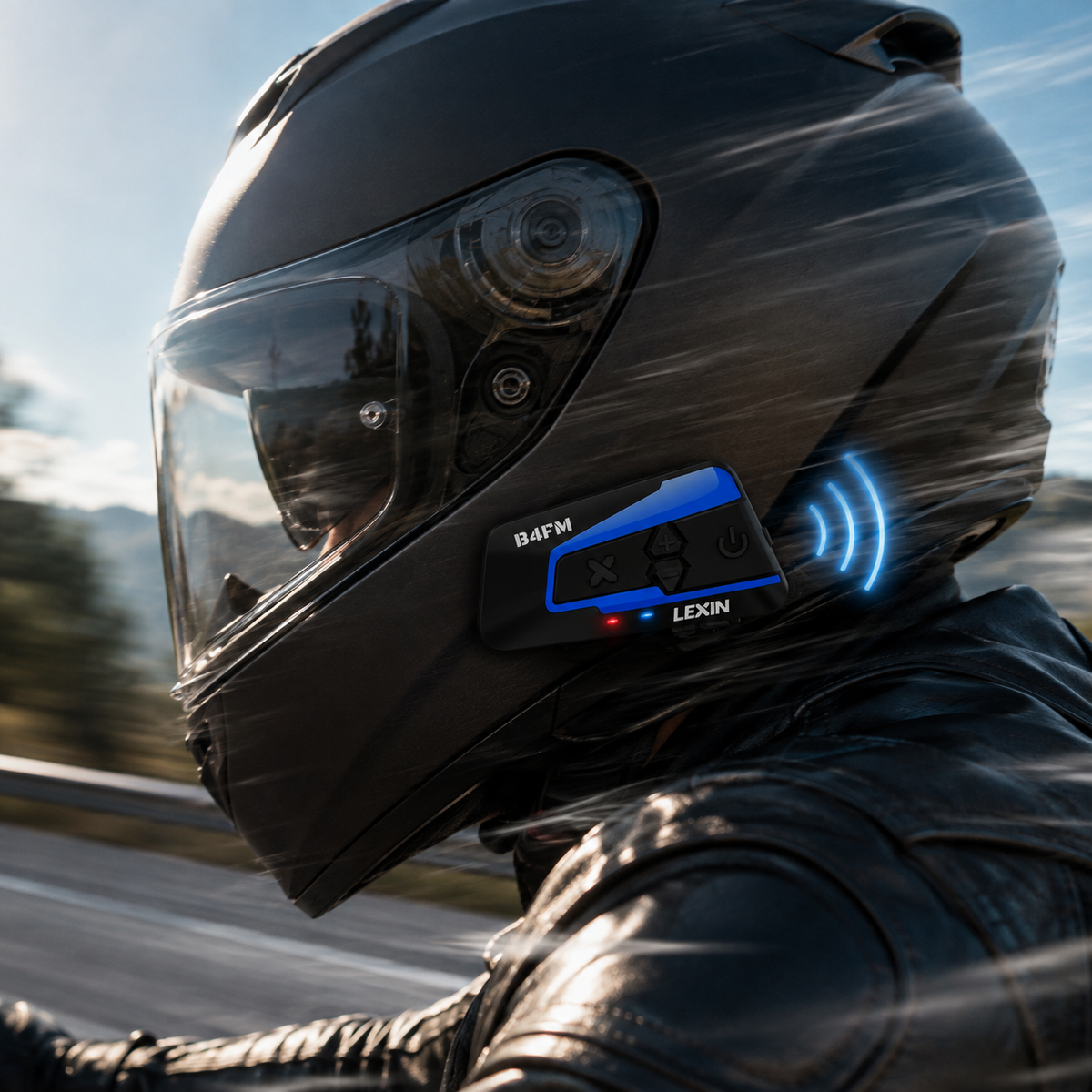 Intercom Moto Bluetooth 10 Motards – Portée 2000 m