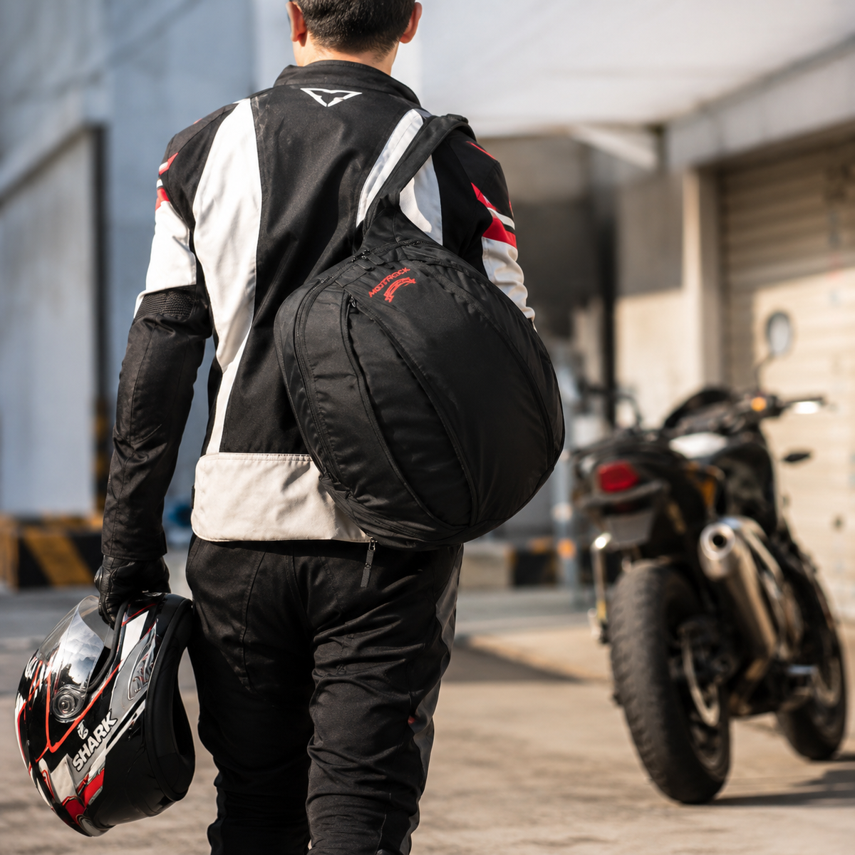 Sac à Dos Moto Porte-Casque Convertible