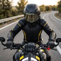 Gants Moto Homologués CE Cuir Carbone Longs