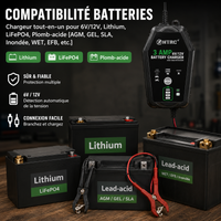 Chargeur Batterie Moto Intelligent 6V/12V 3A