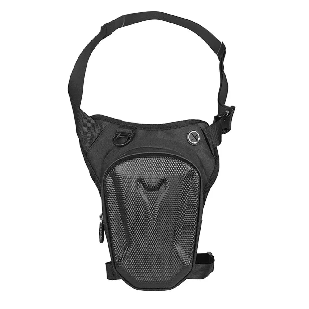 Sacoche de Jambe Moto Étanche Coque Rigide
