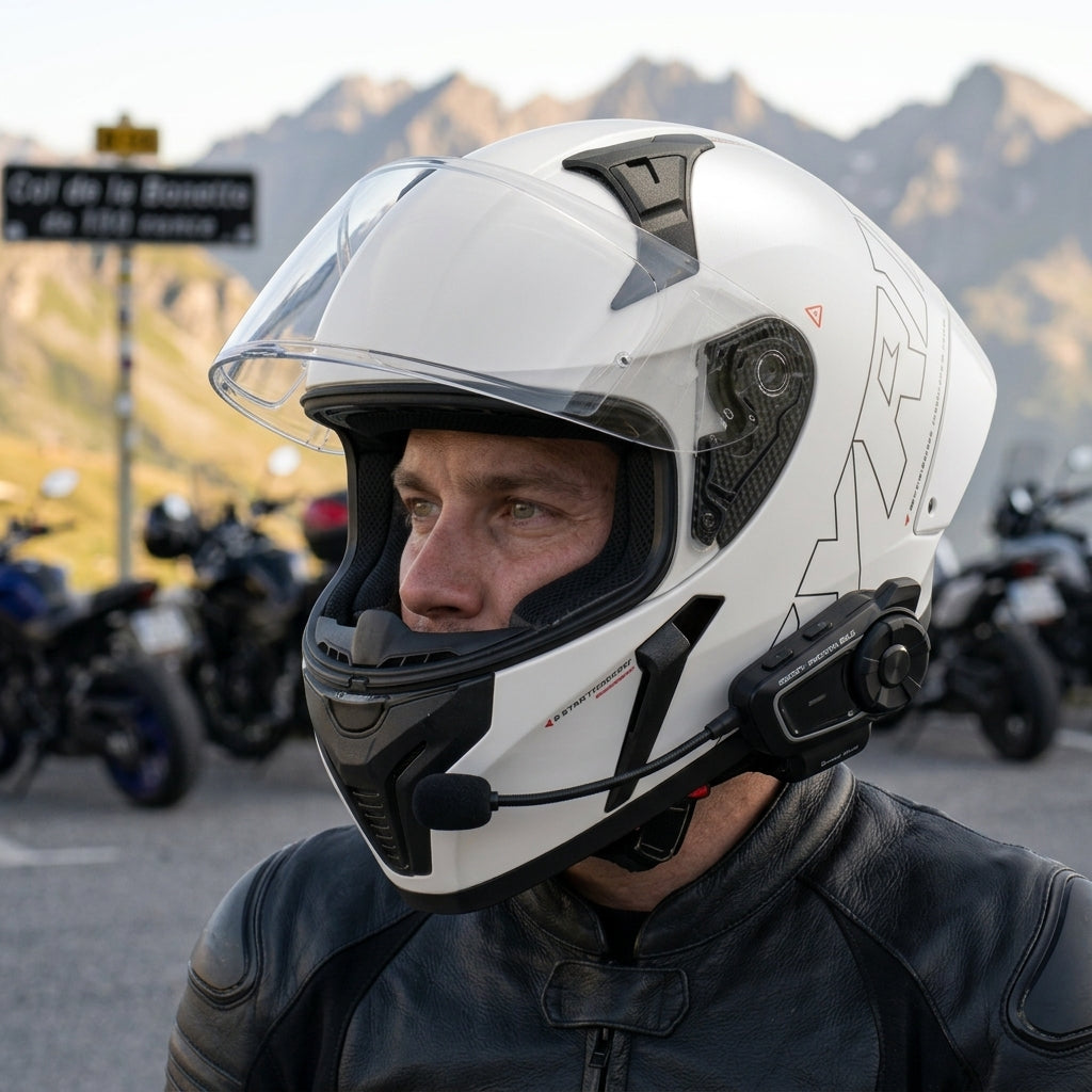 Casque Moto Intégral Ventilé – Coque ABS – ECE 22.06 - Blanc