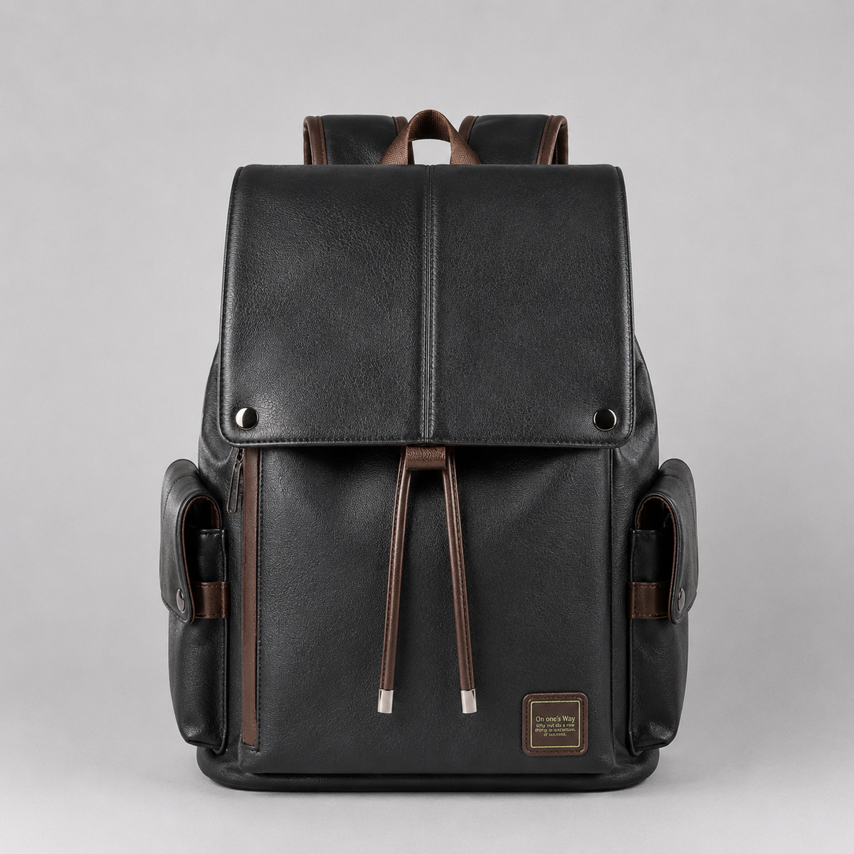 Sac à Dos Moto Vintage Cuir Imperméable 30L