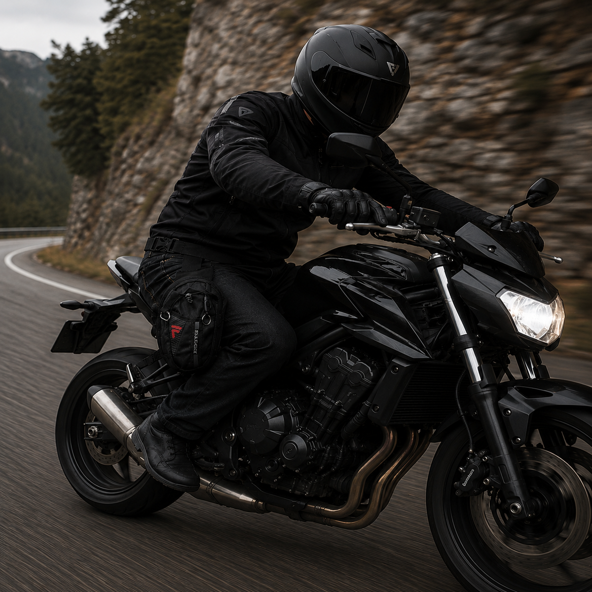 Sacoche de Jambe Moto Anti-Friction