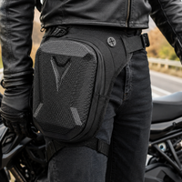 Sacoche de Jambe Moto Étanche Coque Rigide