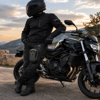 Sacoche de Jambe Moto Étanche Coque Rigide
